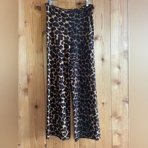 Sonia Rykiel Leopard Print Pants